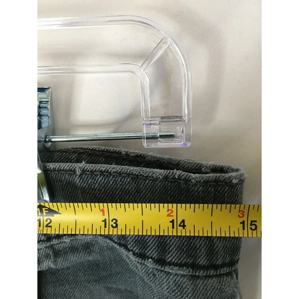 Levis 511 Skinny Jeans Mens Gray Faded Distressed Denim Pants